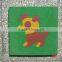 anti slip rubber kidergarten floor mat with EN1177