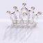 Fashion Crystal Rhinestone Silver Gold Girls Mini Rhinestone Tiara Crown