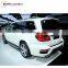 GL body kits fit for  GL-class X166 GL63 full kit 2013-2016year PP material for GL63 body kits