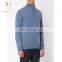 Merino Wool Men's Stand Collar Sweater 1/4 Zip Cashmere Pullover Sweater