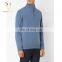 Merino Wool Men's Stand Collar Sweater 1/4 Zip Cashmere Pullover Sweater