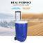 20L Hot Selling PP PU PE Large Wheels Deep Thermal Insulated Blue Cooler Jug