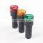 AD16-16SM 16mm 12V 24V 110V 220V Flash Signal Light Red warning Buzzer Beep Alarm plastic Indicator Red Green Yellow
