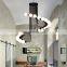 Nordic industrial style retro simple spiral Muti-heads pendant light for decorate