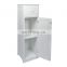 Single Door Drawer Cupboard MDF Small White Wooden Bathroom Storage Cabinet