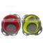 Kitchen Collapsible Colander Set of Silicone Colander Strainer Over the Sink Food Folding Water Filter Basket with Han