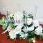 Elegant Acrylic Wedding Flower Stand Columns Clear Pillar Decorative Vases Rectangular Wedding Decoration