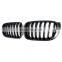Bumper grill for BMW X3 X4 Matt Black Front Kidney Grill for BMW X series F25 F26 high quality single slat line 2014-2017