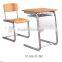 simple panel topl school furniture student chair TC-C05+TC-Z05-V for primary pupil