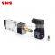 SNS 4V110-06 5/2 pneumatic port single coil internal pilot type electric solenoid valve with plug/wire