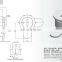 MS823 Zinc Alloy Chrome Coated Industry Cabinet Cam Lock
