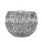 Creative Handmade Modern Tabletop Clear Spherical Round Small Size 10cm Hydroponics Crystal Glass Vase Home Decoration Holder