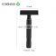 Safety Razor Men Shaving Matte Black Double Edge Safety Razor with Replacement Blade
