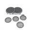 Micron Round Stainless Steel Wire Mesh Rimmed Filter Disc