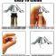 Champagne Sealer Stopper, BGMAX 3 Pack Stainless Steel Sparkling Wine Bottle Plug Sealer Set with a Longer Sealing Plug
