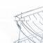 Metal Wire Corner Standing Shower Caddy 3-Tier Bath Shelf Baskets