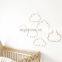 Decorative Woven Skye Rattan Cloud Wall Decals WIcker Wall decoration Wholesale Vietnam Supplier