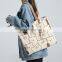 Fashion 2022 Fancy Canvas Hand Hobo Tote Bag Lady Large Canvas Stripe Shoulder Bag