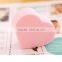Customerized Natural latex sponge heart shape Makeup sponge puff