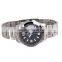 Stainless Steel Chain Black Color Wrist Watch Water Resistant Quartz Watch Japan Movement