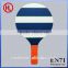 Hot sale JEU DE2015 TOP QUALITY Color Wooden Beach tennis racket /beach bat /beach paddle set with PVC transparent bag                        
                                                Quality Choice