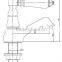 Contemporary Tub Filler Telephone Design Hand Shower Bath Shower Set