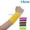 15 cm Sport Colorful Cotton Wrist Support Wristband Exercise Wrist Band Wrister For Sport