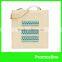 Hot Sale cheap custom recycled bag shopping logo cotton