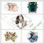 Big Beautiful Crystal Two Spikes Fashion Ring Design