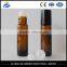 amber blue clear roll on perfume glass bottle with aluminum cap plastic cap