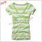 2016 fashion and casual stripe tank top for women's slim fit stripe tshirt