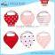 WZ-MS-1913 new pattern 6 pack baby girl bandana bibs with waterproof TPU lining