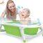 PM3308 Karibu 2015 hanging design safty multifunctional baby folding bath tub with heat sensitive