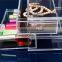 Tabletop Clear Jewelry Display Case Acrylic Makeup Storage Organizer With Drawers