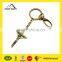 Dongguan Antique Finishing Cross Souvenir Metal Keychain Maker