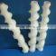 factory price cnc machined parts black plastic Nylon6.6 conveyer screw rod