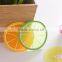 zakka cute fruit cat silicone cup mat