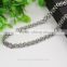 Men's Solid Stainless Steel Ball Chain Link Necklace