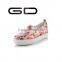 GD 2016 New Style Color Patch Women Platform Leisure Shoes Fashion Concise Shoes