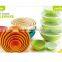 eco-friendly colorful biodegradable bamboo fiber bowl set                        
                                                Quality Choice