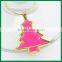 Colorful Christmas Tree Wine Charms Set