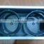 2 head g53/ar111/qr111 recessed grille lighting fixture