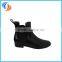 New Women Red/Black Chelsea Boots Style PVC Ankle Wellies