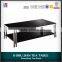 Luxury black glass coffee table SJ152