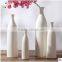 2016 factory sales Cheap white unique ceramic flower vases wholesales