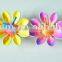 3.5 inch Dragonfly and Butterfly on Lotus Plastic Flowers Fridge Magnet