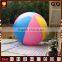 Hot selling rainbow color balloon outdoor waterproof inflatable advertising beach ball