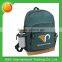 faux leather bottom wholesale backpack with drink bottle holder
