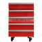 JGA Retro Style 1 Drawer 50L Mini Toolbox Refrigerator , Safe Fridge With 4 Wheels Cabinet Freezer