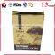aluminm foil roasted coffee plastic gusset bag